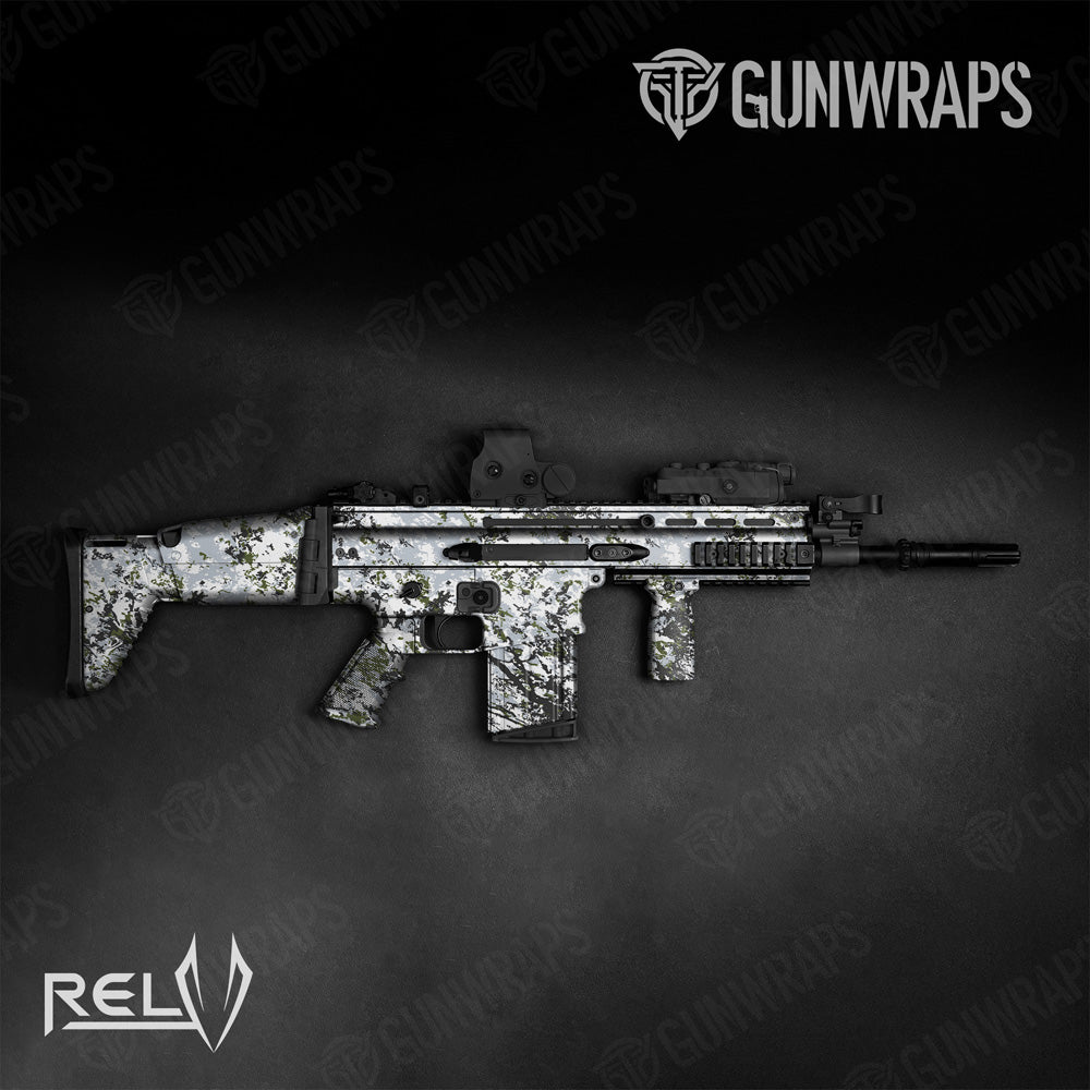 Tactical RELV Timber Wolf Camo Gun Skin Vinyl Wrap Film