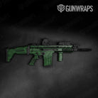 Sharp Elite Green Camo Tactical Gun Skin Vinyl Wrap