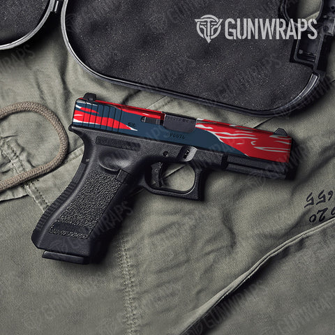 Shredded Pistol Slide Gun Skin Vinyl Wraps