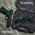 Pistol & Revolver Substrate Sea Squawl Camo Gun Skin Vinyl Wrap Film
