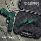 Pistol & Revolver Substrate Shellback Camo Gun Skin Vinyl Wrap Film