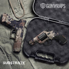 Pistol & Revolver Substrate Saigon Camo Gun Skin Vinyl Wrap Film