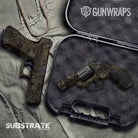 Pistol & Revolver Substrate Stuttgart Camo Gun Skin Vinyl Wrap Film