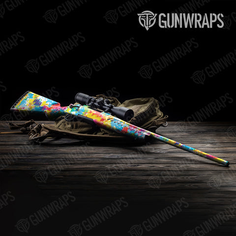 Yellow Rifle Gun Skin Vinyl Wraps