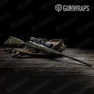 Vivid Hex Yellow Rifle Gun Skin Vinyl Wrap