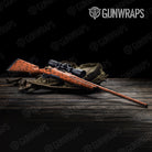 Bandana Orange Black Rifle Gun Skin Vinyl Wrap