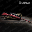 Bandana Red Black Rifle Gun Skin Vinyl Wrap