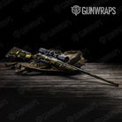 Circuit Board Yellow Rifle Gun Skin Vinyl Wrap