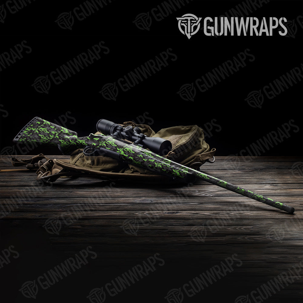 Classic Metro Green Camo Rifle Gun Skin Vinyl Wrap