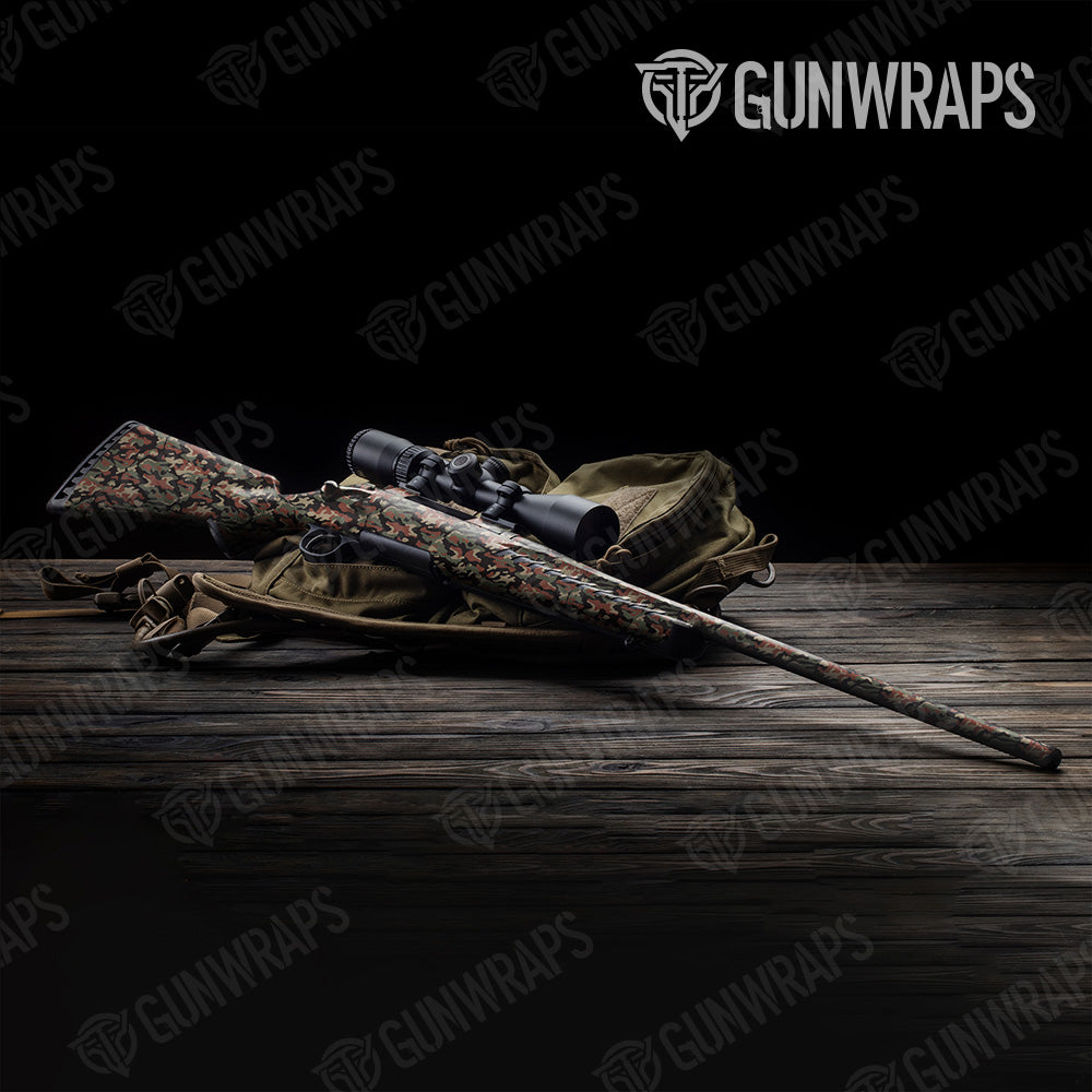 Classic Militant Copper Camo Rifle Gun Skin Vinyl Wrap