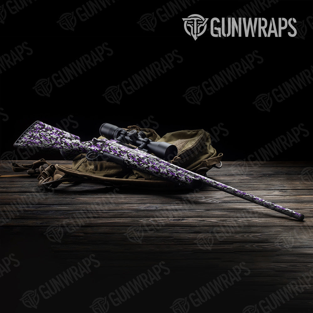 Classic Purple Tiger Camo Rifle Gun Skin Vinyl Wrap