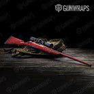 Hex DNA Elite Red Rifle Gun Skin Vinyl Wrap