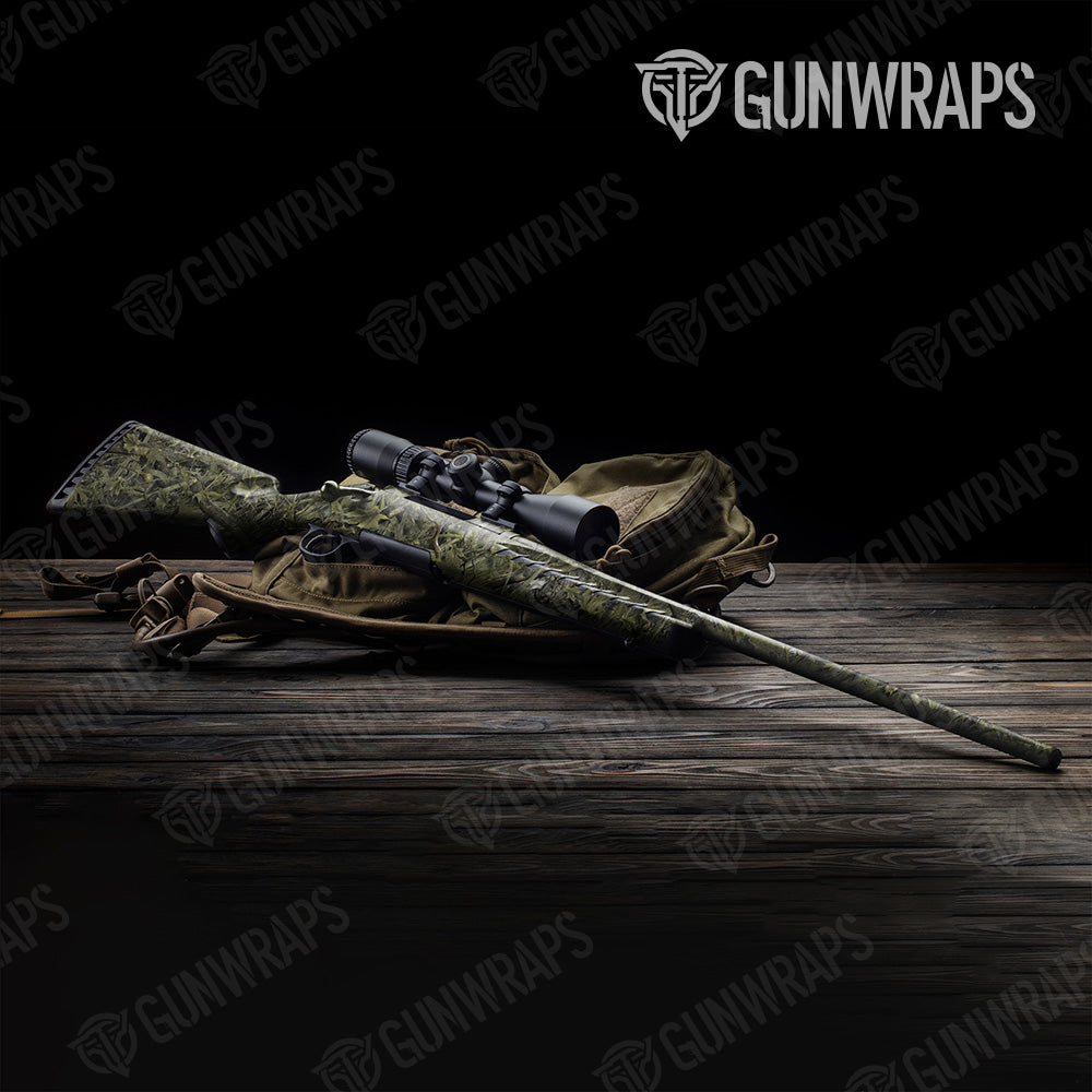 Nature Marshland Camo Rifle Gun Skin Vinyl Wrap