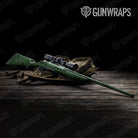 Ragged Elite Green Camo Rifle Gun Skin Vinyl Wrap