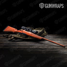 Ragged Elite Orange Camo Rifle Gun Skin Vinyl Wrap