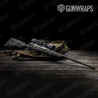 Ragged Militant Blue Camo Rifle Gun Skin Vinyl Wrap