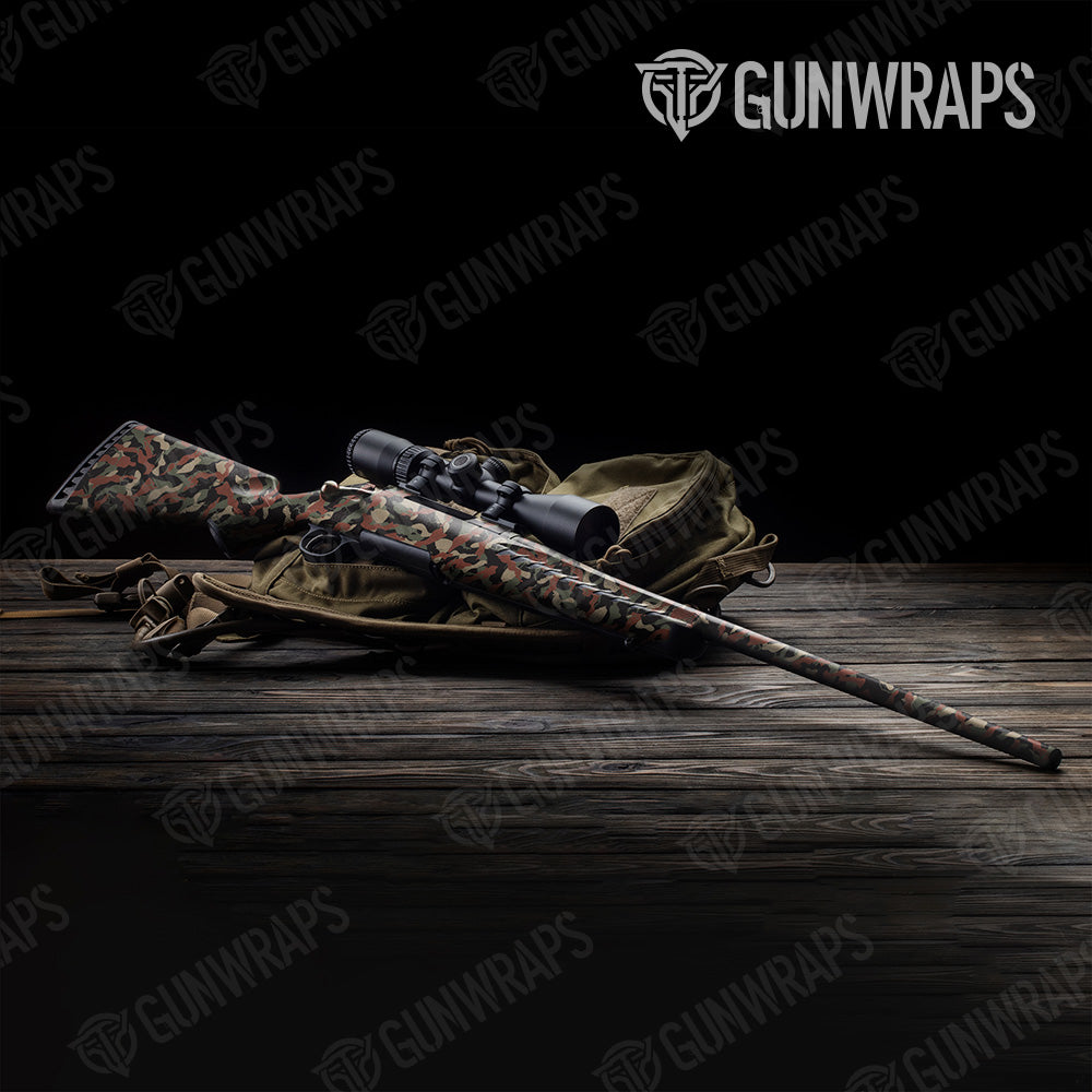 Ragged Militant Copper Camo Rifle Gun Skin Vinyl Wrap