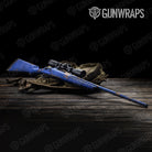 Rust 3D Royal Blue Rifle Gun Skin Vinyl Wrap