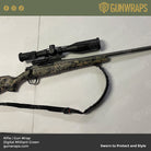 Rifle Digital Militant Green Camo Gun Skin Vinyl Wrap