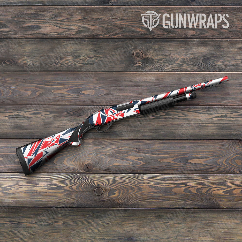 Sharp America Camo Shotgun Gun Skin Vinyl Wrap