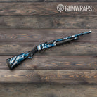 Sharp Blue Tiger Camo Shotgun Gun Skin Vinyl Wrap