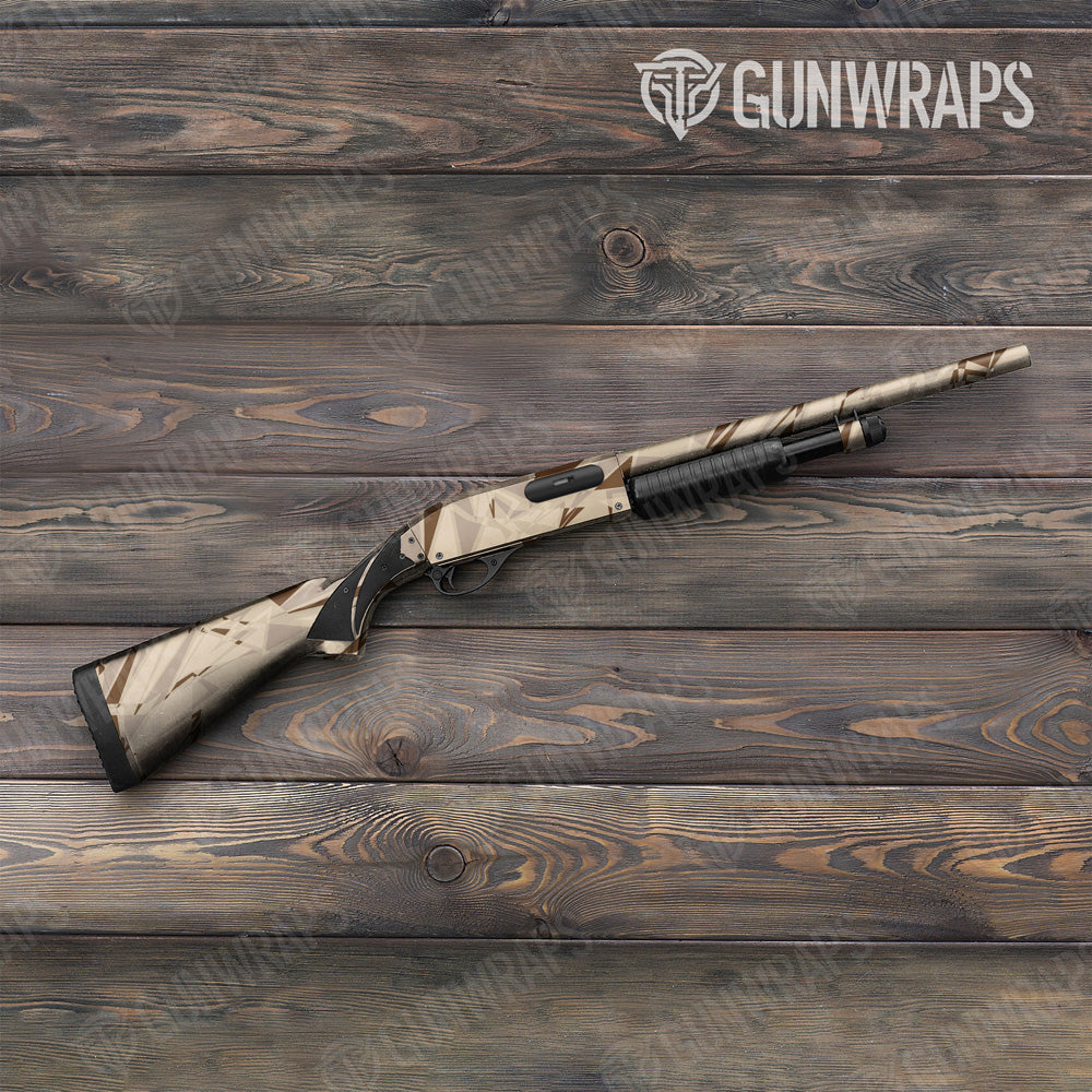 Sharp Desert Camo Shotgun Gun Skin Vinyl Wrap