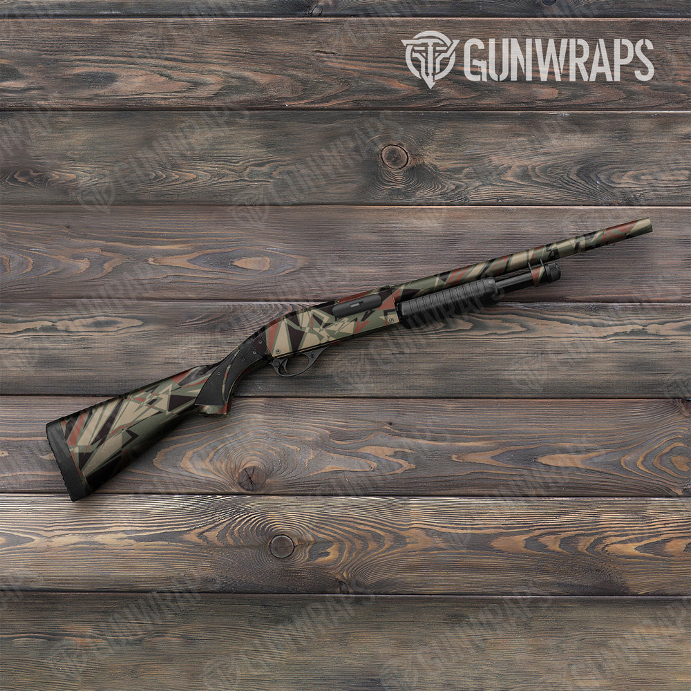 Sharp Militant Copper Camo Shotgun Gun Skin Vinyl Wrap