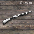 Shattered Elite White Camo Shotgun Gun Skin Vinyl Wrap