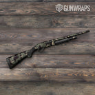 Shattered Militant Green Camo Shotgun Gun Skin Vinyl Wrap