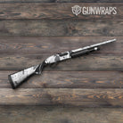 Shattered Snow Camo Shotgun Gun Skin Vinyl Wrap