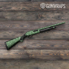 Bandana Green White Shotgun Gun Skin Vinyl Wrap