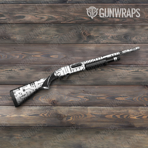 Circuit Board Shotgun Gun Skin Vinyl Wraps