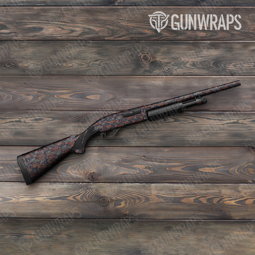 Classic Blue Copper Camo Shotgun Gun Skin Vinyl Wrap