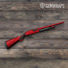 Classic Elite Red Camo Shotgun Gun Skin Vinyl Wrap