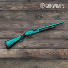 Classic Elite Tiffany Blue Camo Shotgun Gun Skin Vinyl Wrap