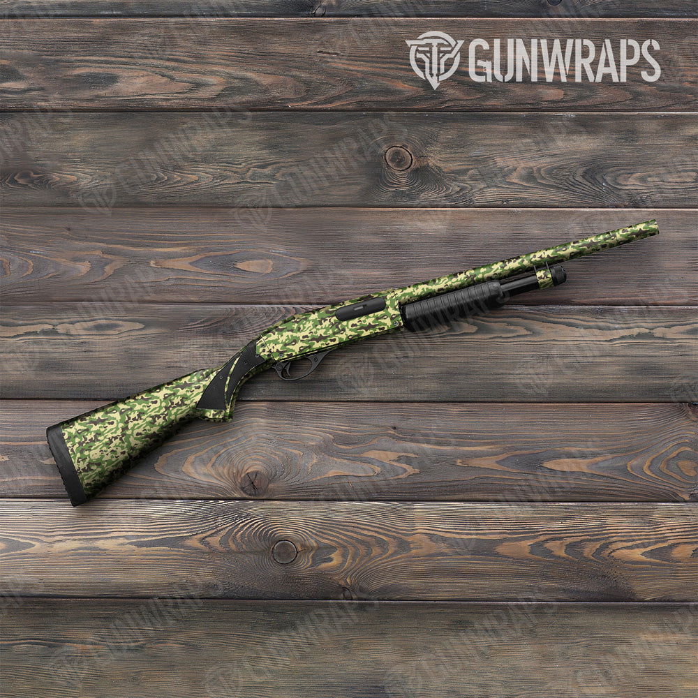 Classic Jungle Camo Shotgun Gun Skin Vinyl Wrap