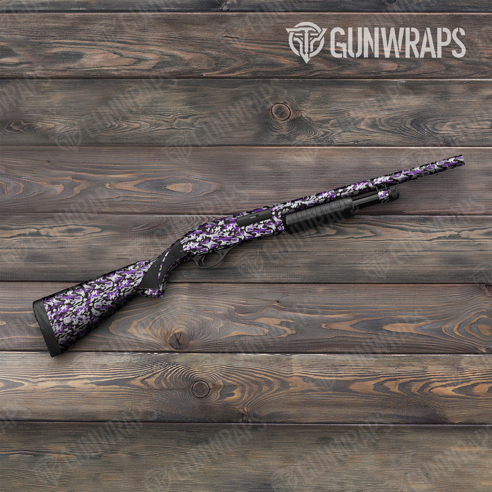 Classic Purple Tiger Camo Shotgun Gun Skin Vinyl Wrap