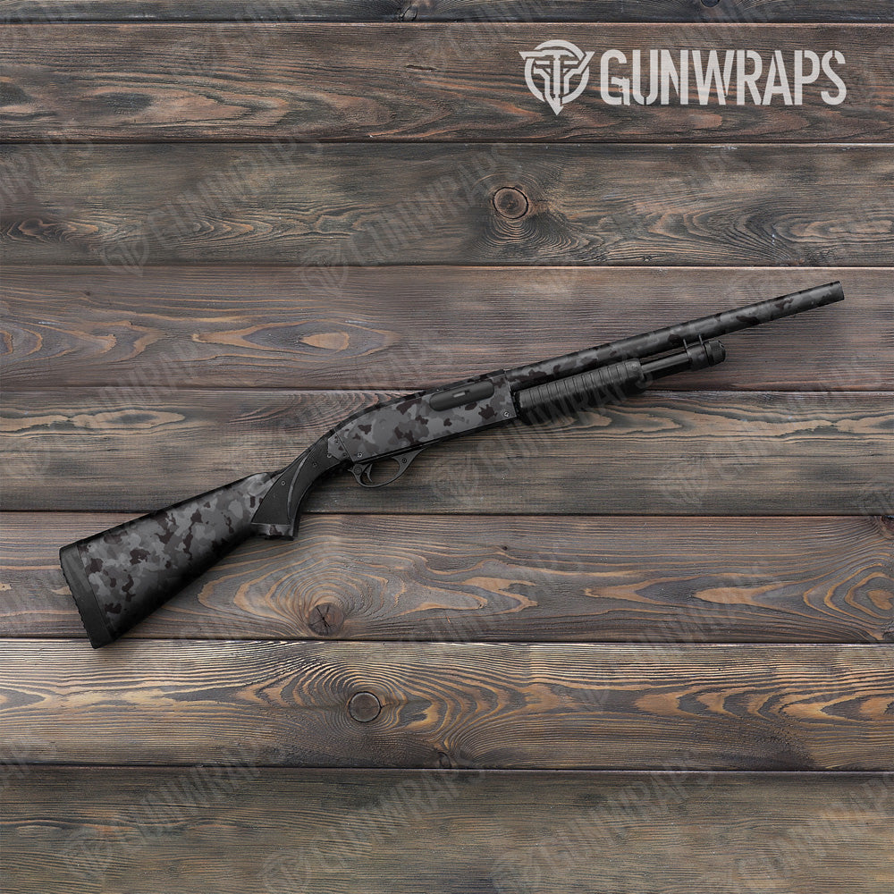 Cumulus Elite Black Camo Shotgun Gun Skin Vinyl Wrap