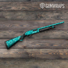 Cumulus Elite Tiffany Blue Camo Shotgun Gun Skin Vinyl Wrap