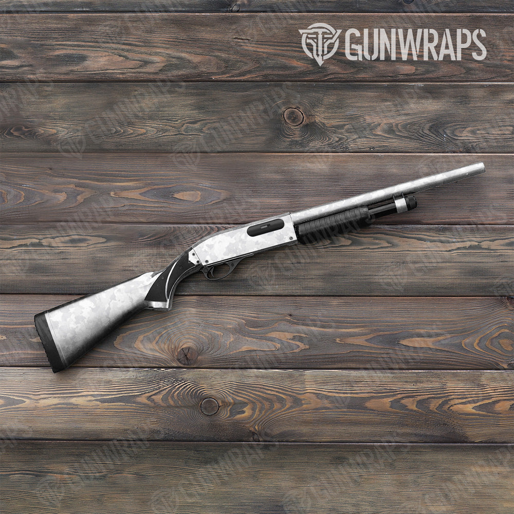 Cumulus Elite White Camo Shotgun Gun Skin Vinyl Wrap