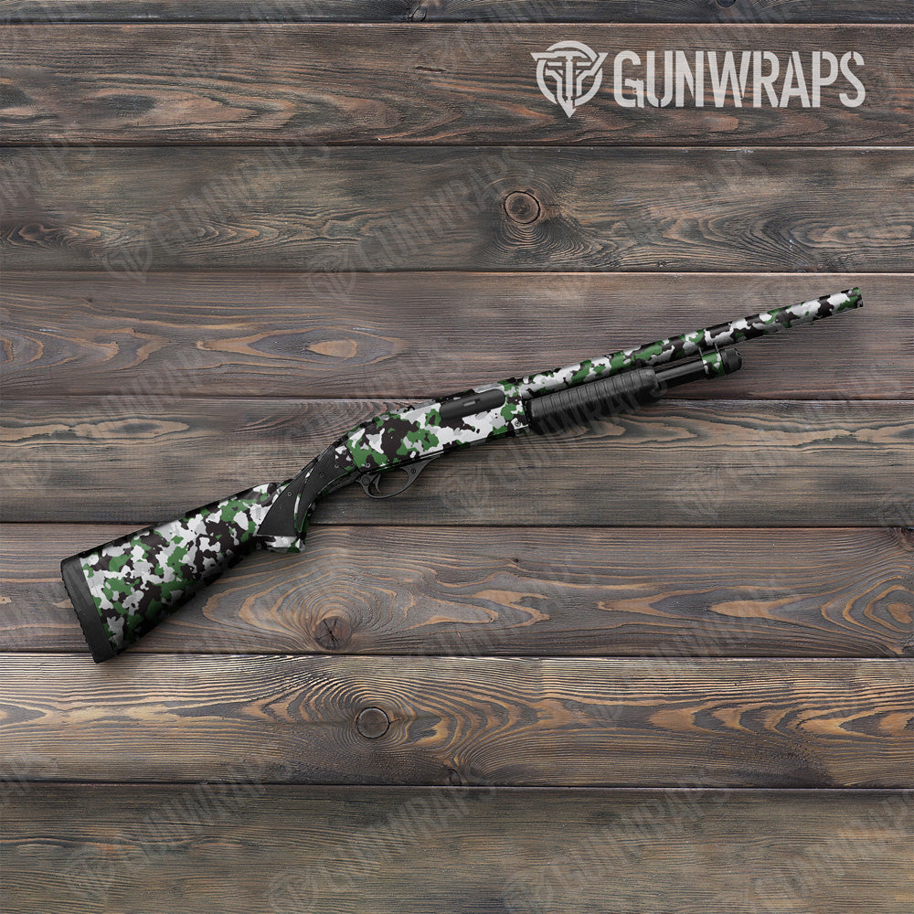 Cumulus Green Tiger Camo Shotgun Gun Skin Vinyl Wrap