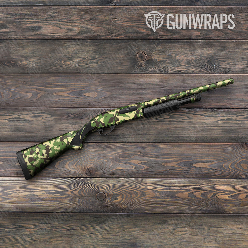 Cumulus Jungle Camo Shotgun Gun Skin Vinyl Wrap