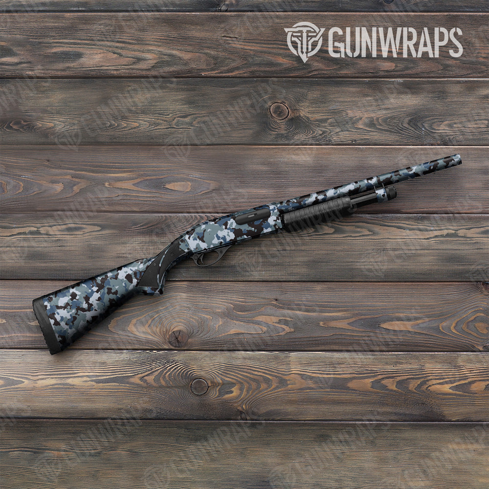 Cumulus Navy Camo Shotgun Gun Skin Vinyl Wrap