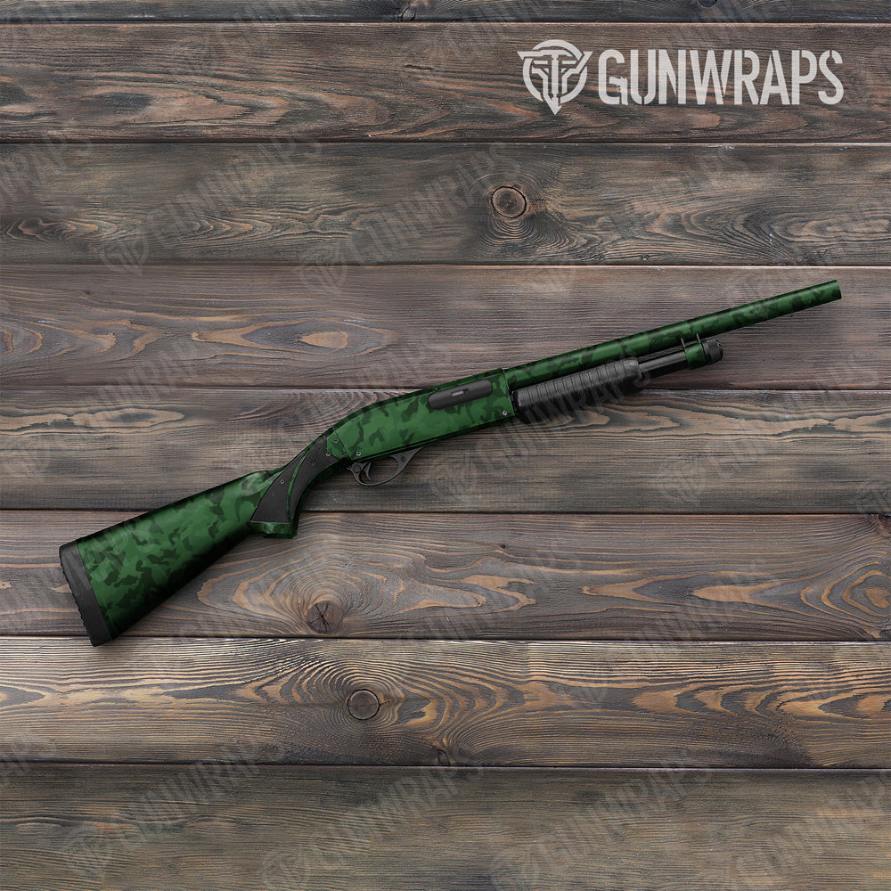 Erratic Elite Green Camo Shotgun Gun Skin Vinyl Wrap