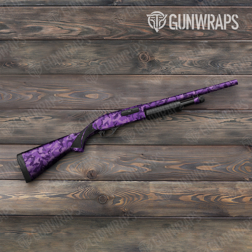 Erratic Elite Purple Camo Shotgun Gun Skin Vinyl Wrap