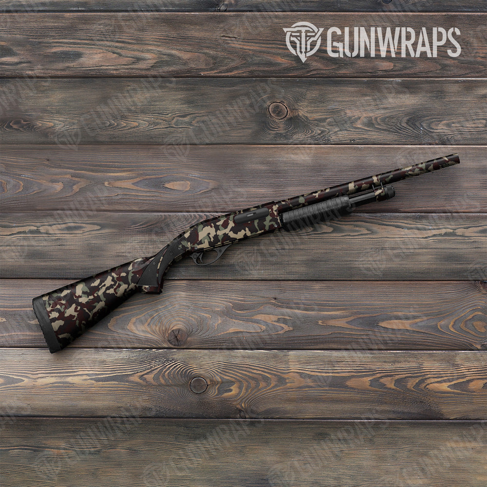 Erratic Militant Blood Camo Shotgun Gun Skin Vinyl Wrap