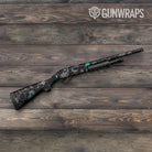 Hex DNA Tiffany Blue Shotgun Gun Skin Vinyl Wrap