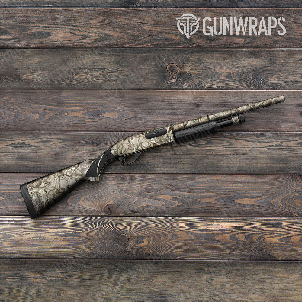 Nature Lifeless Woods Buck Skull Camo Shotgun Gun Skin Vinyl Wrap