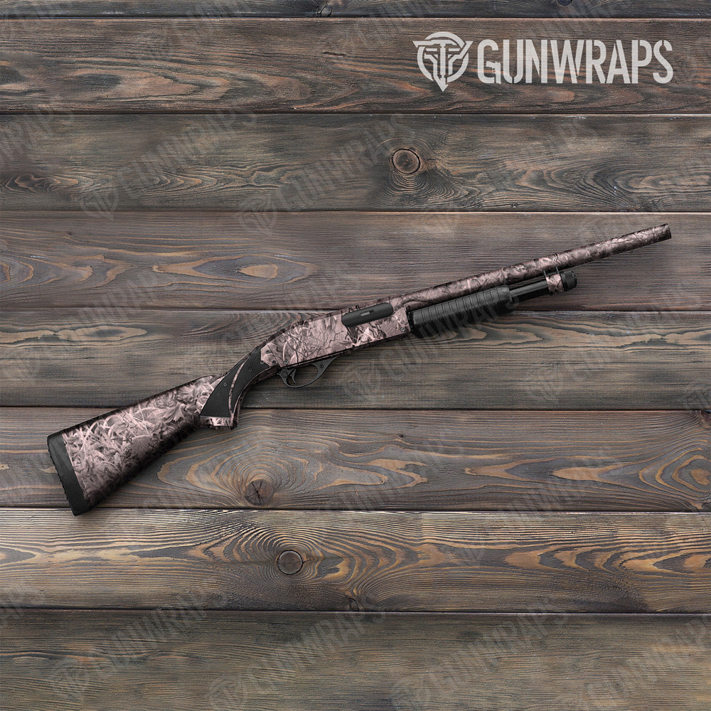 Nature Pink Grassland Camo Shotgun Gun Skin Vinyl Wrap