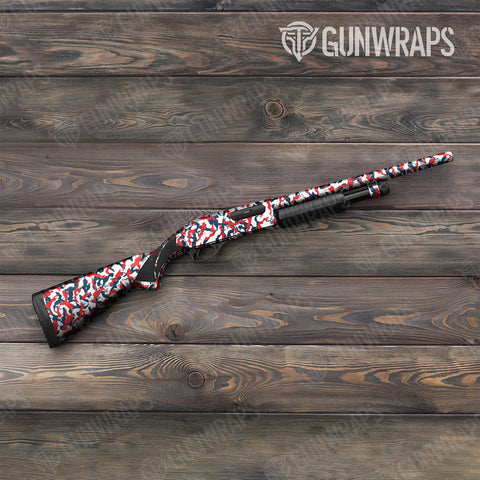 Ragged Camo Shotgun Gun Skin Vinyl Wraps